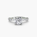 Solitaire with Eternity Pavé The Perfect Carat