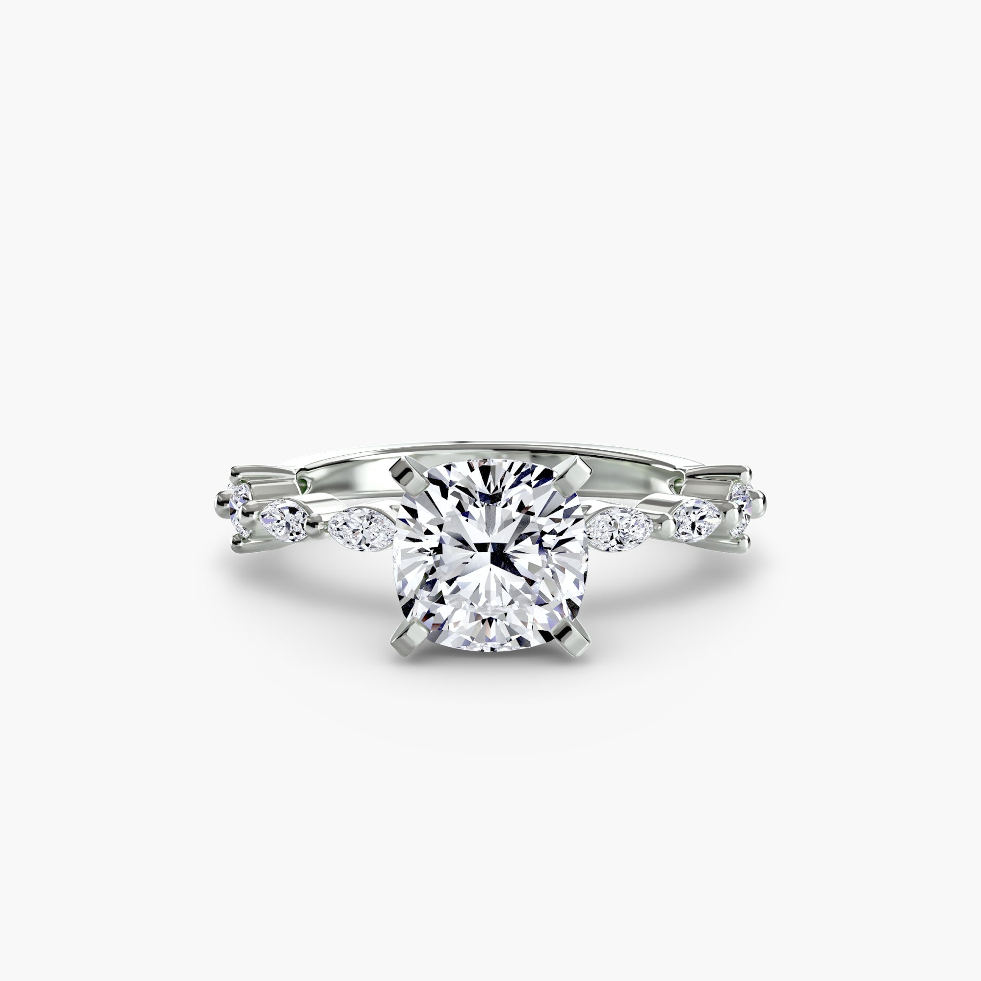 Solitaire with Eternity Pavé The Perfect Carat