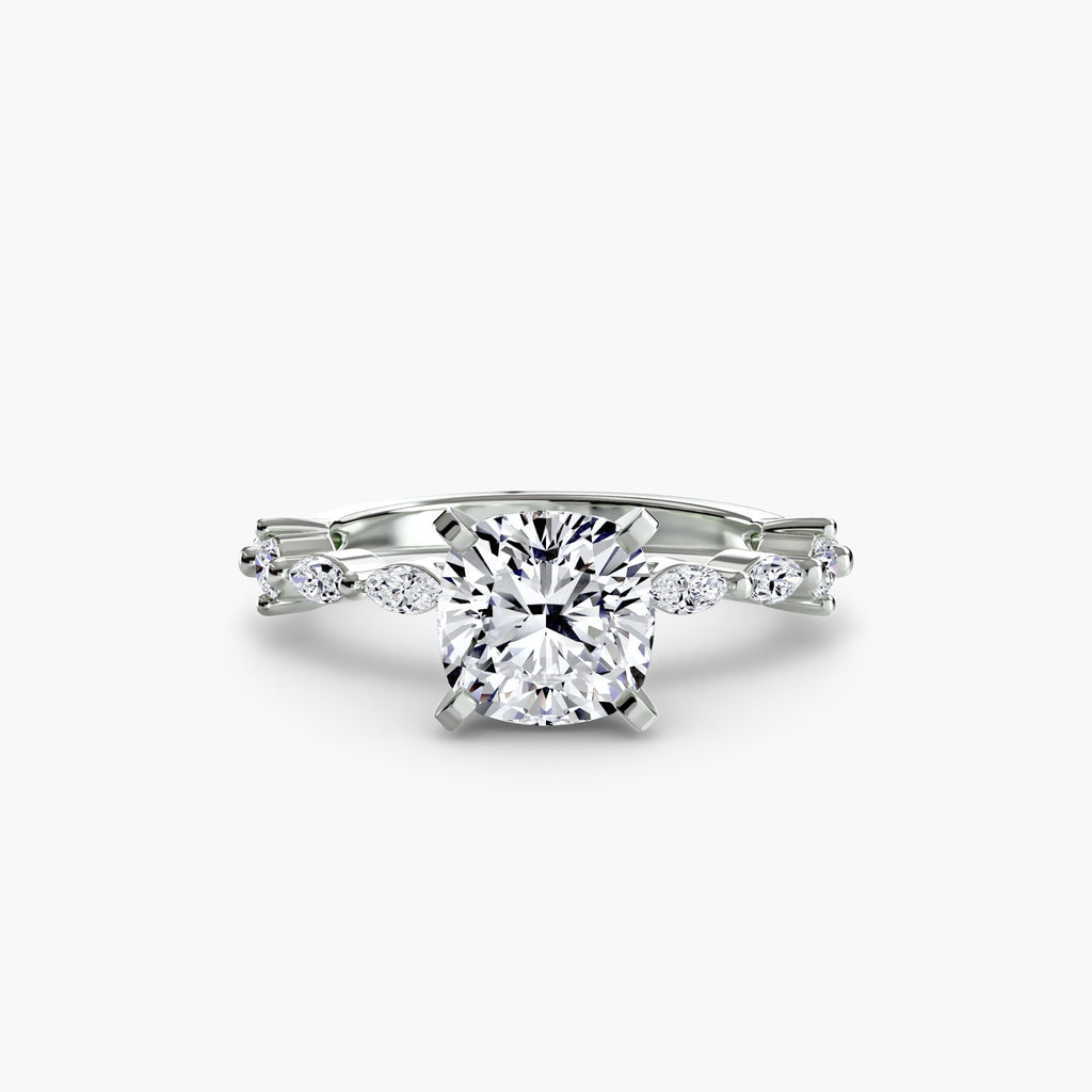 Solitaire with Eternity Pavé The Perfect Carat