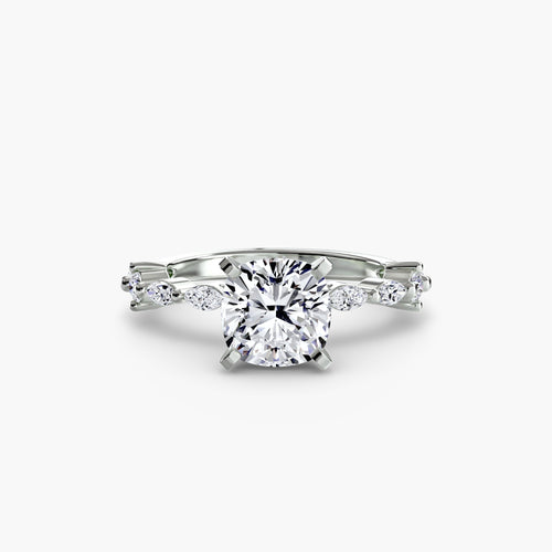 Solitaire with Eternity Pavé The Perfect Carat