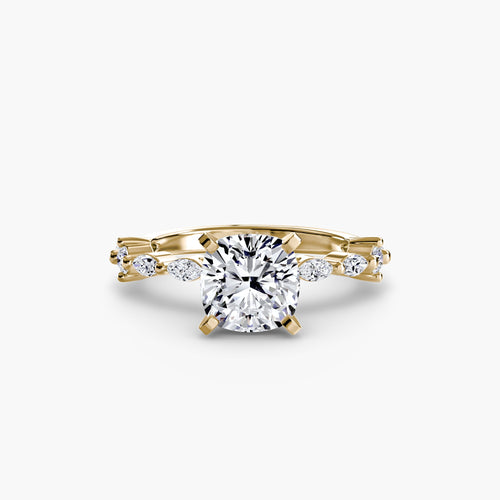 Solitaire with Eternity Pavé The Perfect Carat