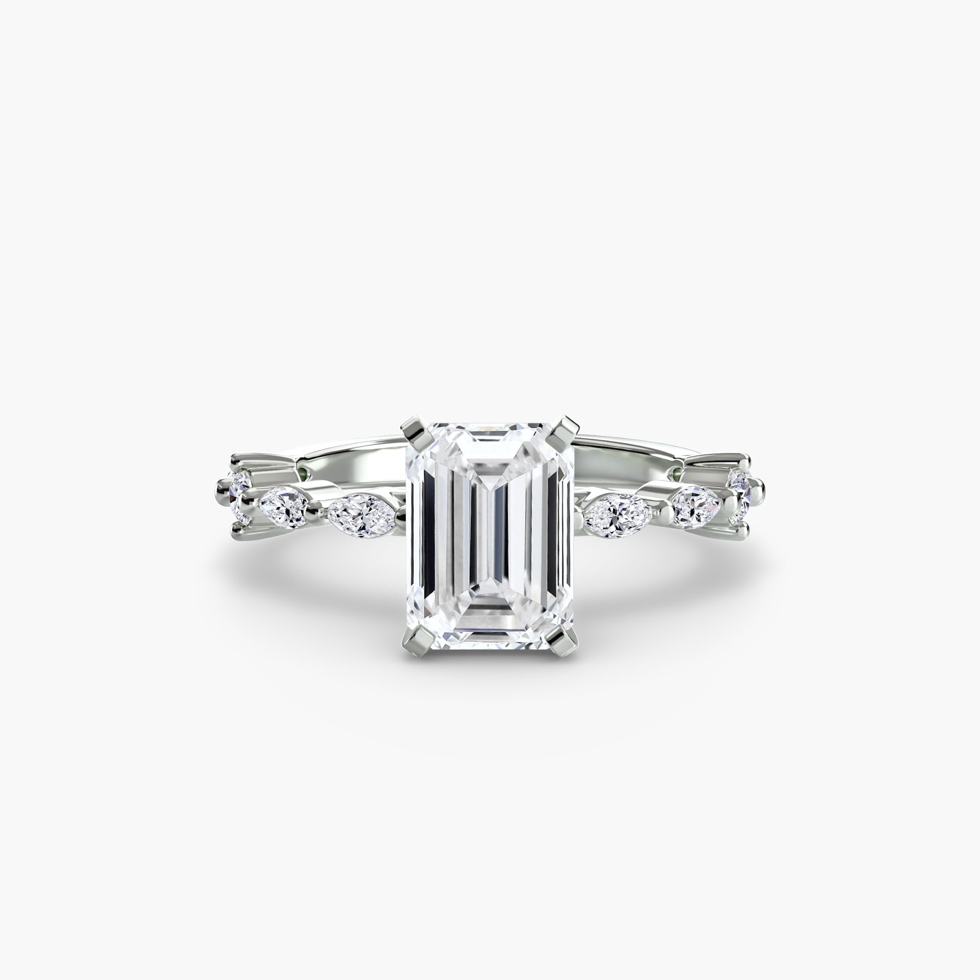 Solitaire with Eternity Pavé The Perfect Carat