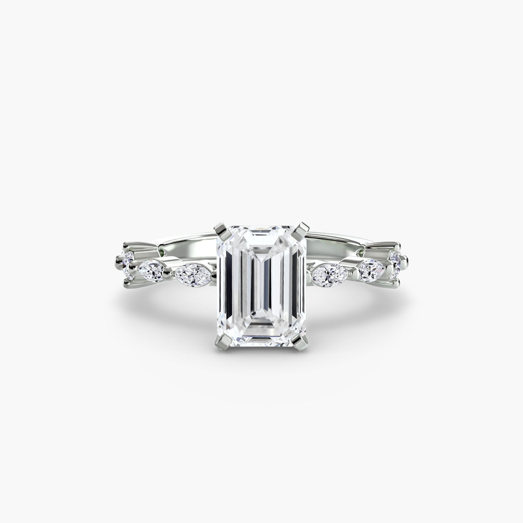Solitaire with Eternity Pavé The Perfect Carat