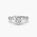 Solitaire with Eternity Pavé The Perfect Carat