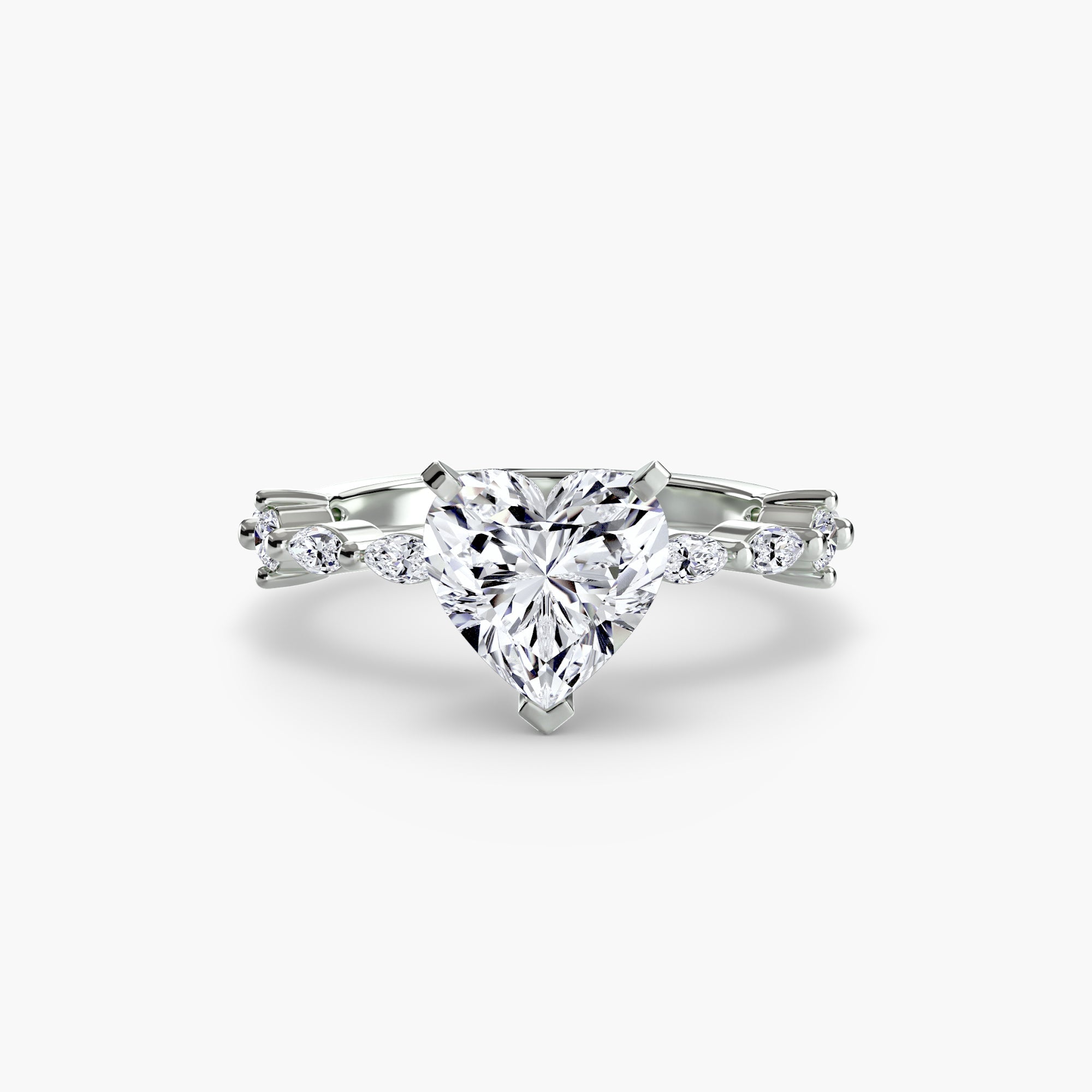 Solitaire with Eternity Pavé The Perfect Carat