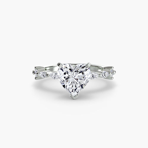 Solitaire with Eternity Pavé The Perfect Carat