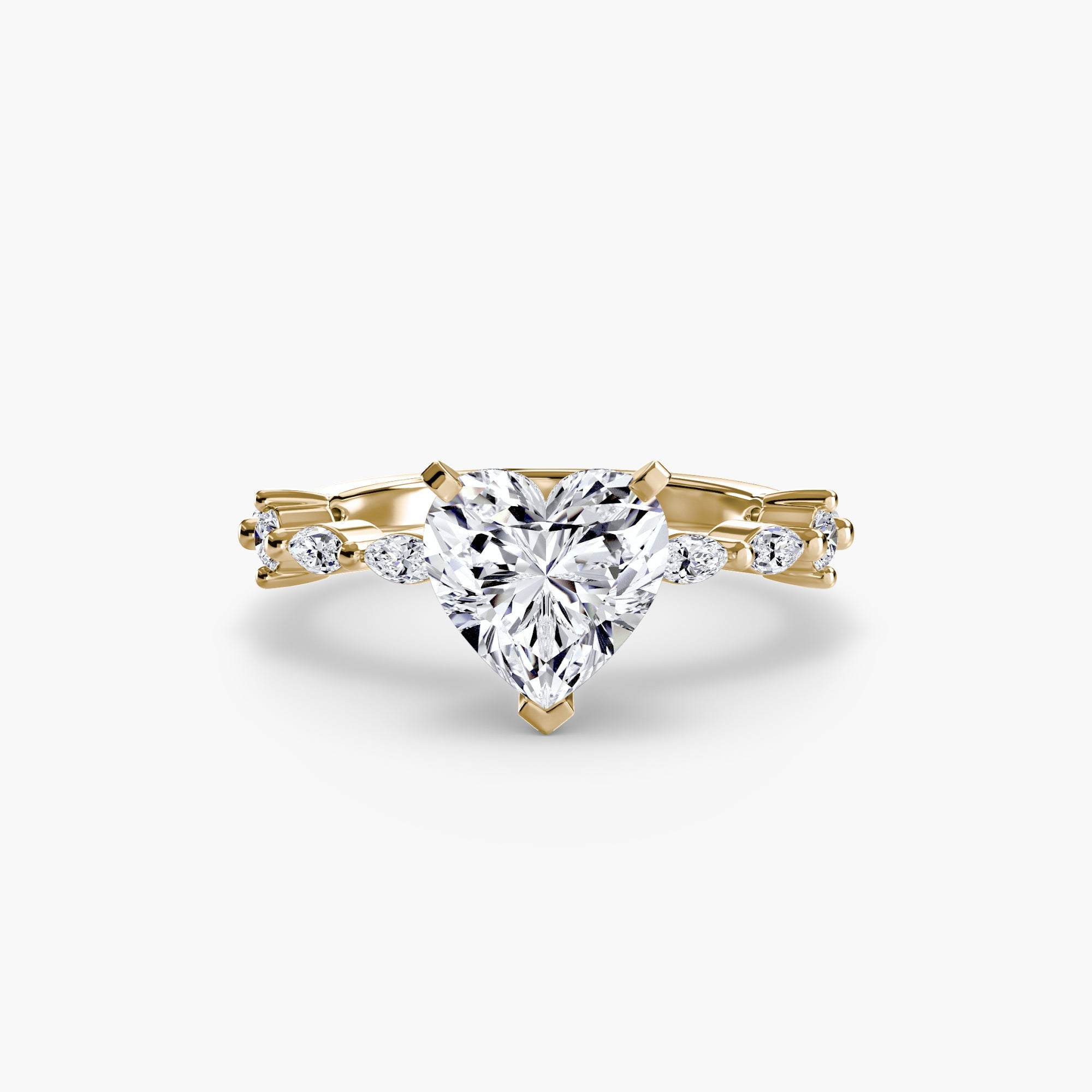 Solitaire with Eternity Pavé The Perfect Carat