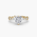 Solitaire with Eternity Pavé The Perfect Carat