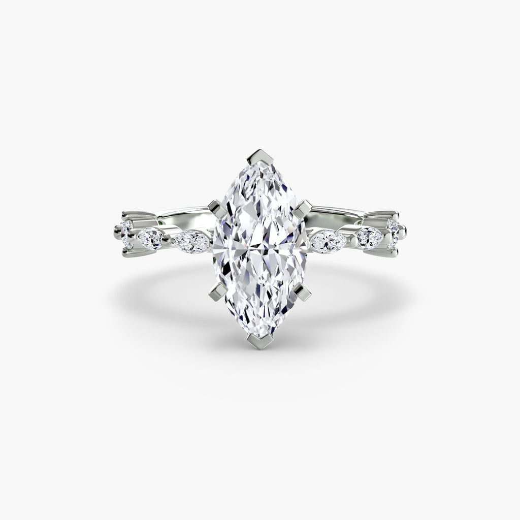 Solitaire with Eternity Pavé The Perfect Carat