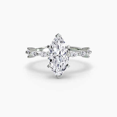 Solitaire with Eternity Pavé The Perfect Carat