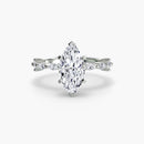 Solitaire with Eternity Pavé The Perfect Carat