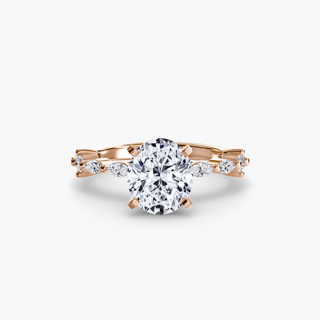 Solitaire with Eternity Pavé The Perfect Carat