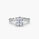 Solitaire with Eternity Pavé The Perfect Carat