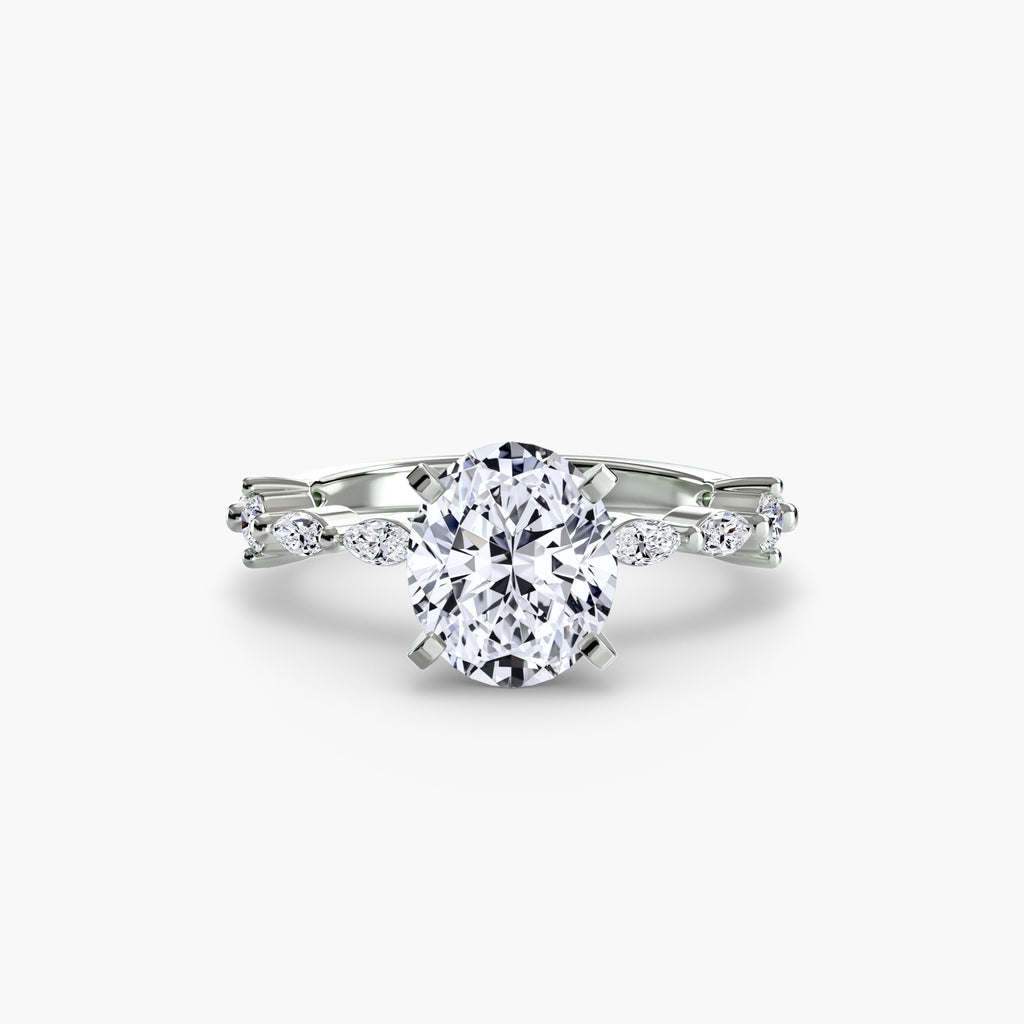 Solitaire with Eternity Pavé The Perfect Carat
