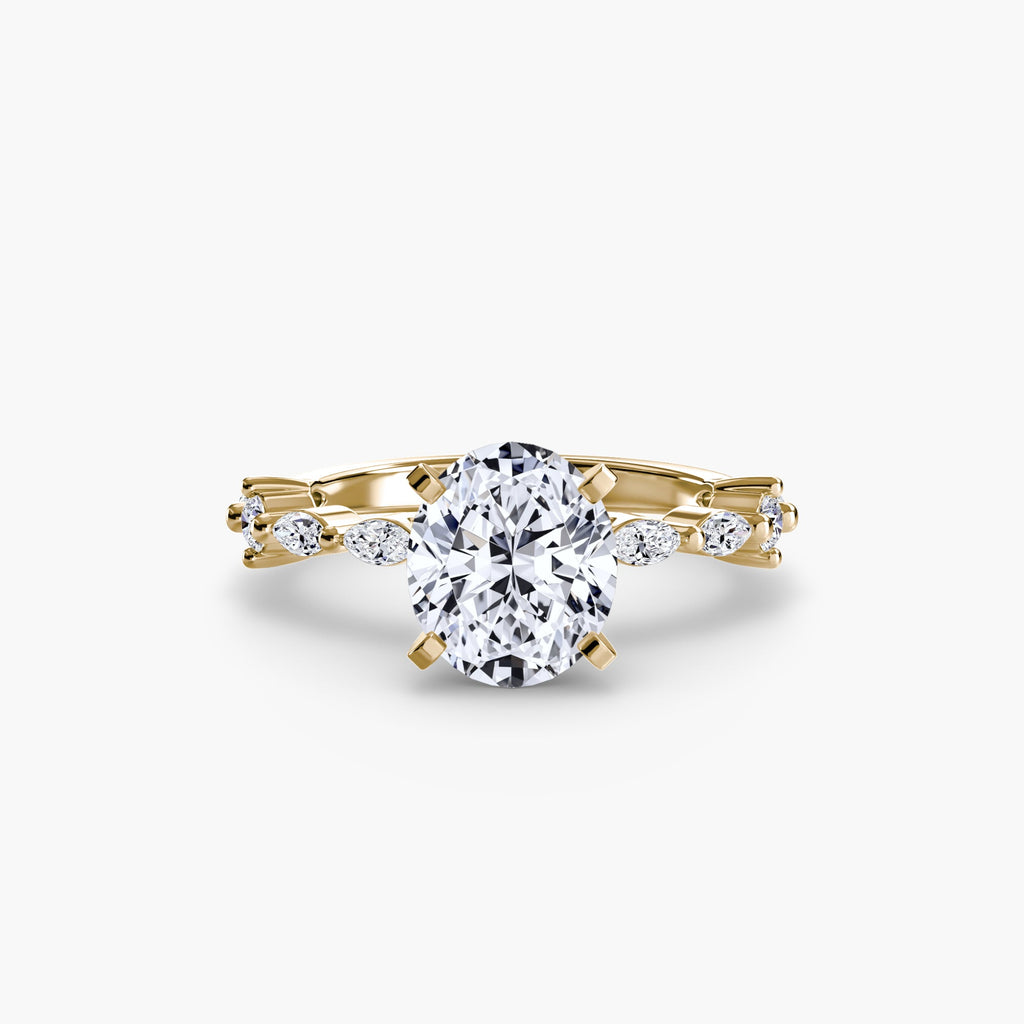 Solitaire with Eternity Pavé The Perfect Carat