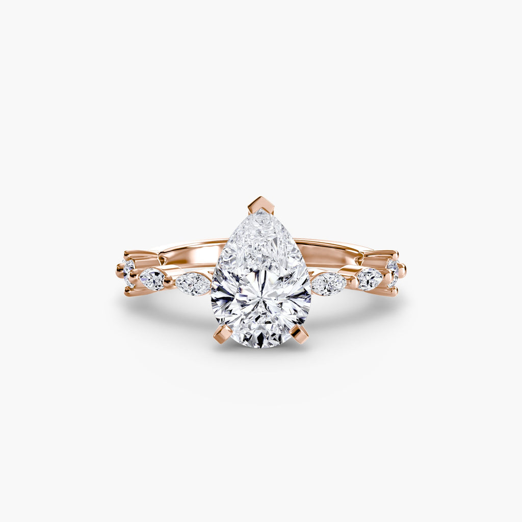 Solitaire with Eternity Pavé The Perfect Carat