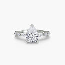 Solitaire with Eternity Pavé The Perfect Carat