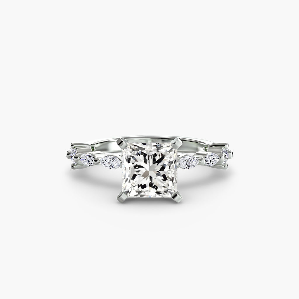Solitaire with Eternity Pavé The Perfect Carat