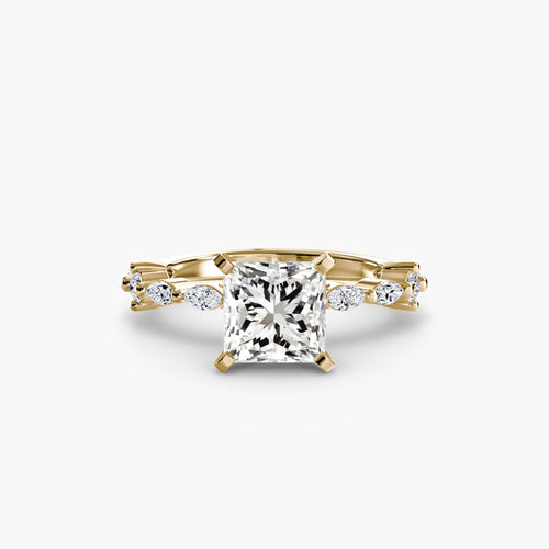 Solitaire with Eternity Pavé The Perfect Carat