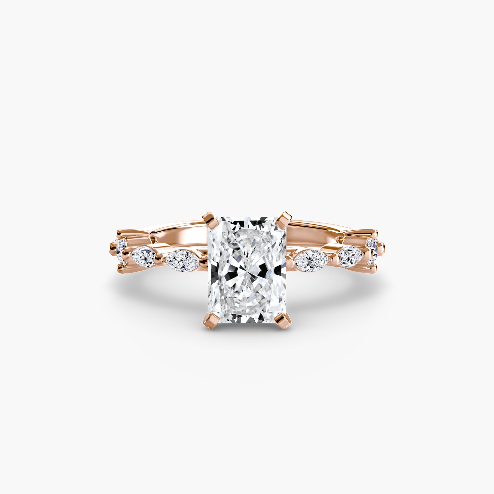 Solitaire with Eternity Pavé The Perfect Carat