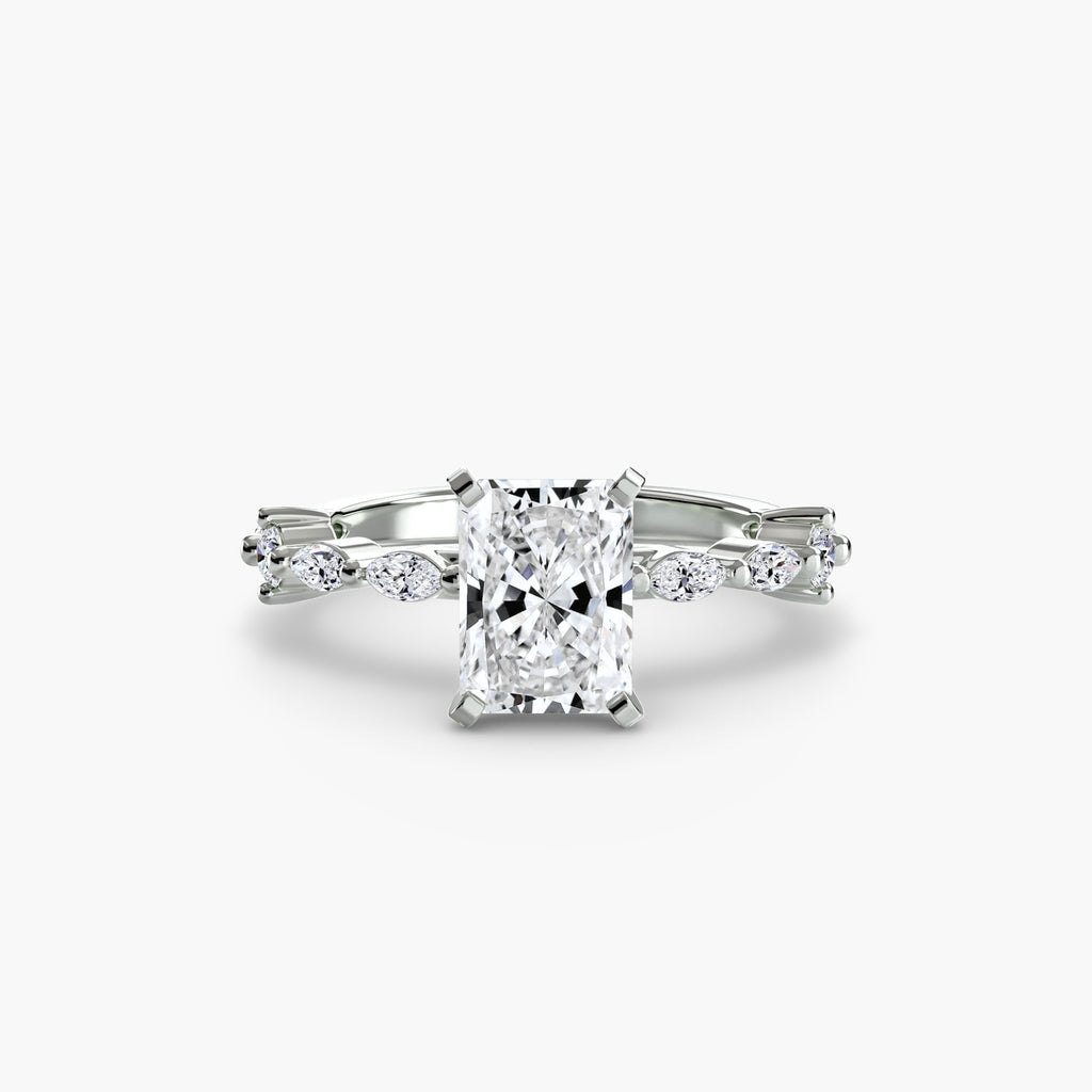 Solitaire with Eternity Pavé The Perfect Carat