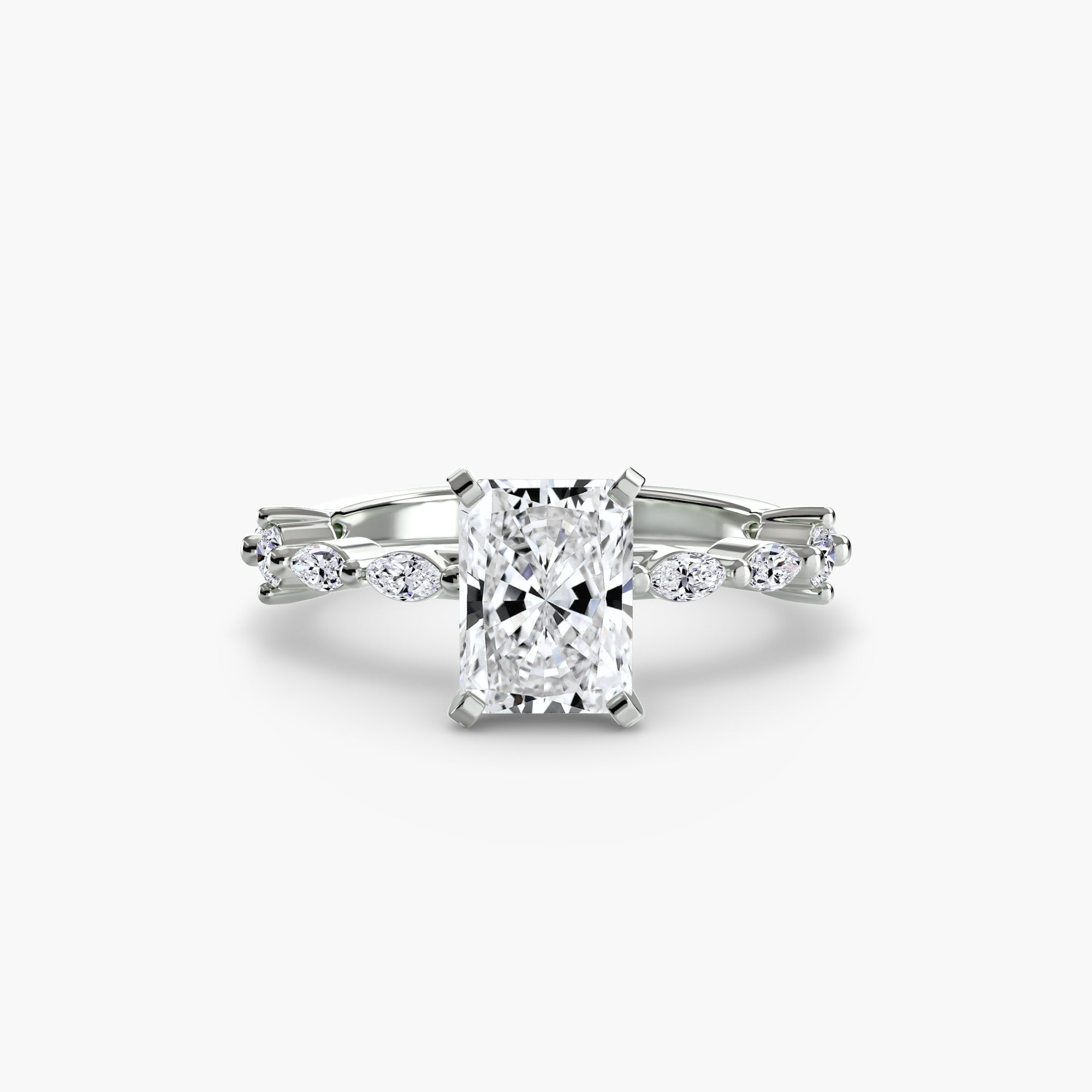 Solitaire with Eternity Pavé The Perfect Carat
