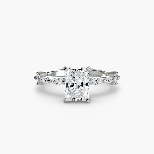 Solitaire with Eternity Pavé The Perfect Carat
