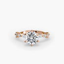 Solitaire with Eternity Pavé The Perfect Carat