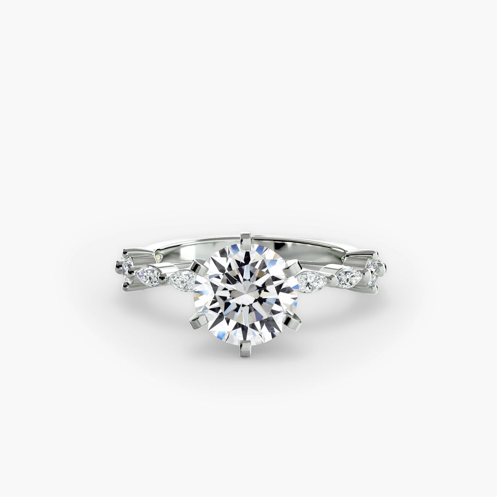 Solitaire with Eternity Pavé The Perfect Carat