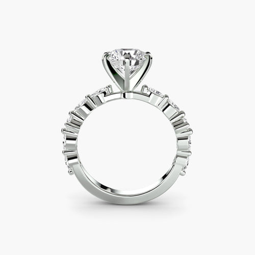 Solitaire with Eternity Pavé The Perfect Carat