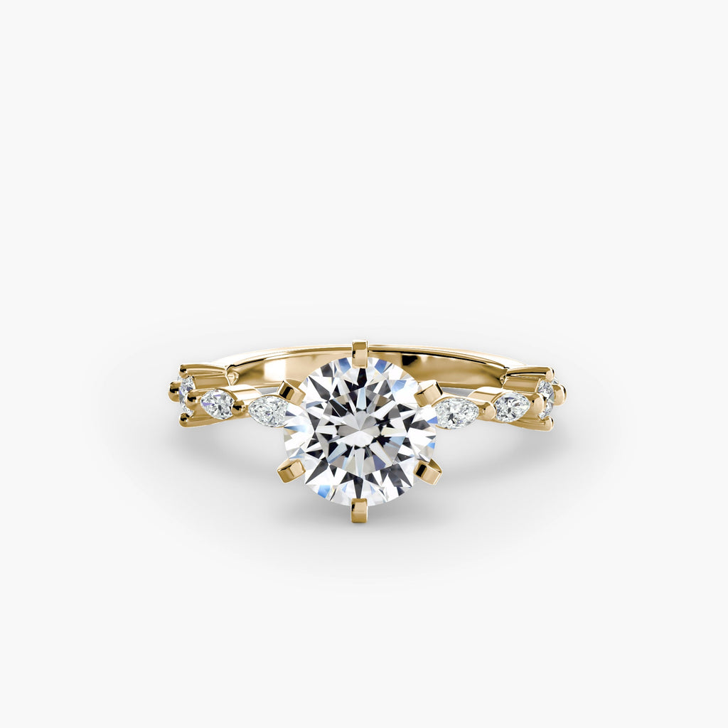Solitaire with Eternity Pavé The Perfect Carat