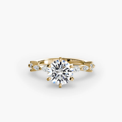 Solitaire with Eternity Pavé The Perfect Carat