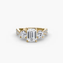 Three-Stone with Pavé Band 2 The Perfect Carat