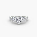 Three-Stone with Pavé Band 2 The Perfect Carat