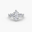 Three-Stone with Pavé Band 2 The Perfect Carat