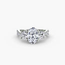 Three-Stone with Pavé Band 2 The Perfect Carat