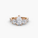 Three-Stone with Pavé Band 2 The Perfect Carat