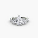 Three-Stone with Pavé Band 2 The Perfect Carat
