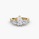 Three-Stone with Pavé Band 2 The Perfect Carat