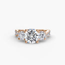 Three-Stone with Pavé Band 2 The Perfect Carat