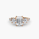 Three-Stone with Pavé Band 3 The Perfect Carat