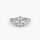 Three-Stone with Pavé Band 3 The Perfect Carat