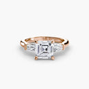 Three-Stone Ring (Baguette Side Stones) The Perfect Carat