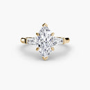 Three-Stone Ring (Baguette Side Stones) The Perfect Carat