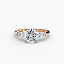 Three-Stone Ring (Baguette Side Stones) The Perfect Carat