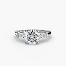 Three-Stone Ring (Baguette Side Stones) The Perfect Carat