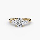 Three-Stone Ring (Baguette Side Stones) The Perfect Carat