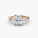 Three-Stone Ring (Baguette Side Stones) 2 The Perfect Carat