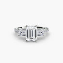 Three-Stone Ring with Pavé Band 4 The Perfect Carat