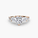 Three-Stone Ring with Pavé Band 4 The Perfect Carat